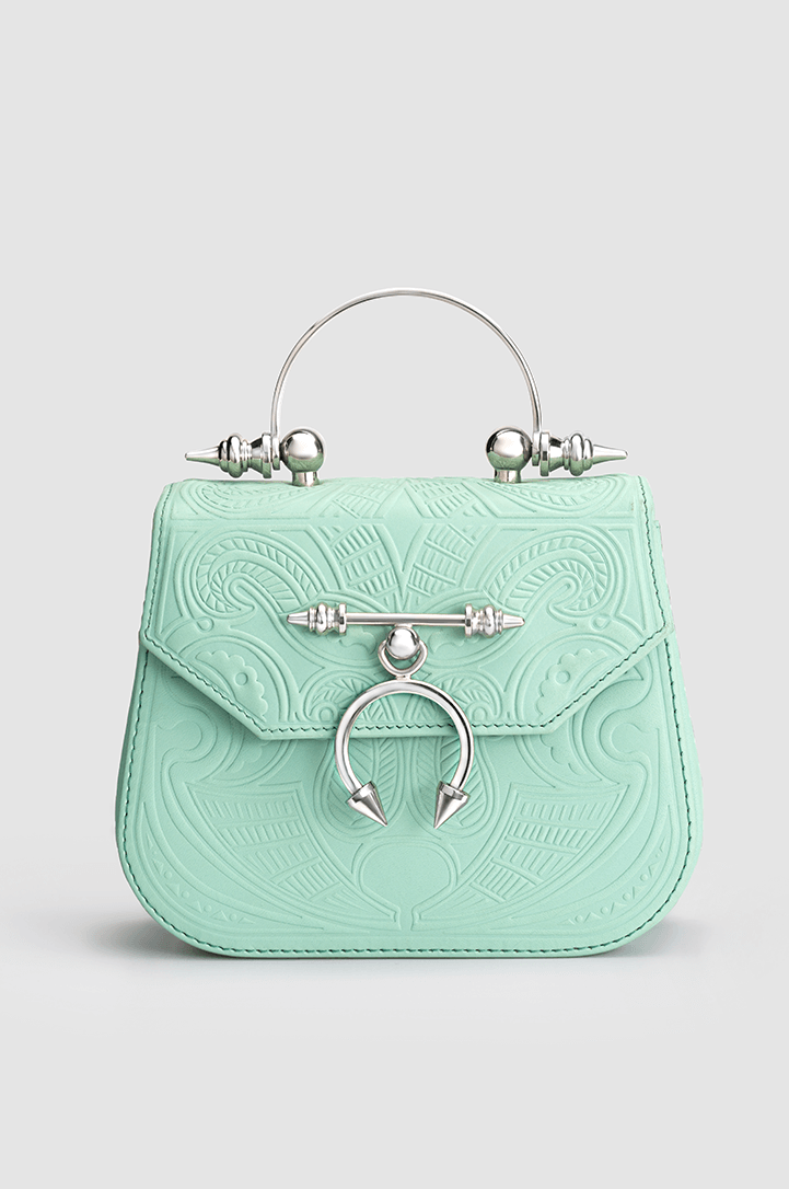 Mini Maple on Leather Mint