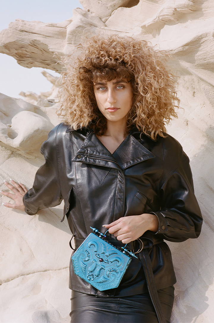 Palmette Hexagon Minaudière