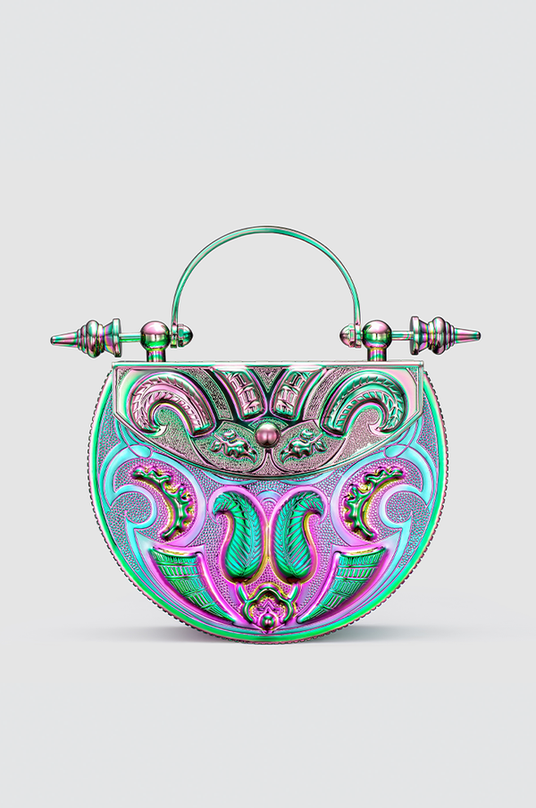 Palmette Oval Minaudière