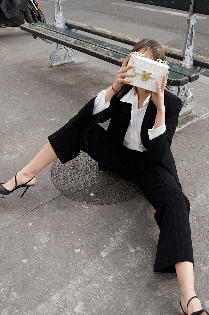 Mahogany Roman Rod White Crocodile