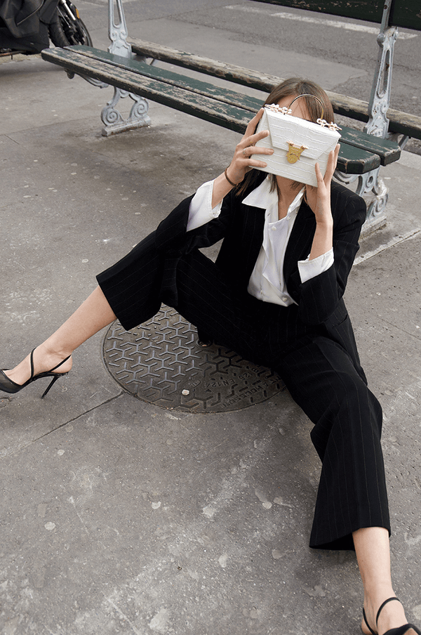 Mahogany Roman Rod White Crocodile