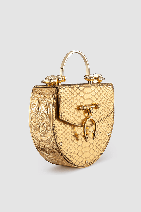 Oak on Brass Gold Python