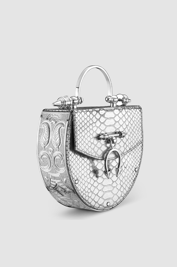 Oak on Brass Silver Python