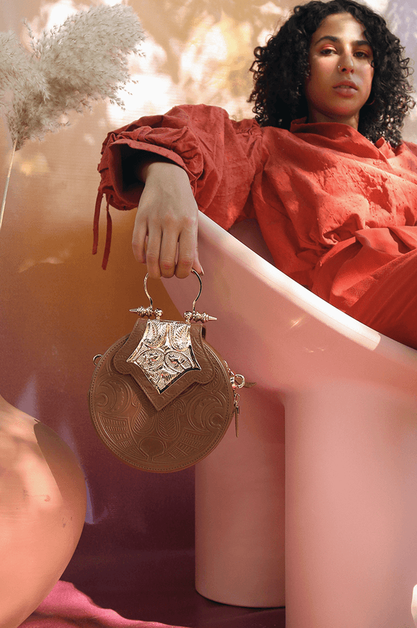 Mini Dome Embossed Biscuit Gold