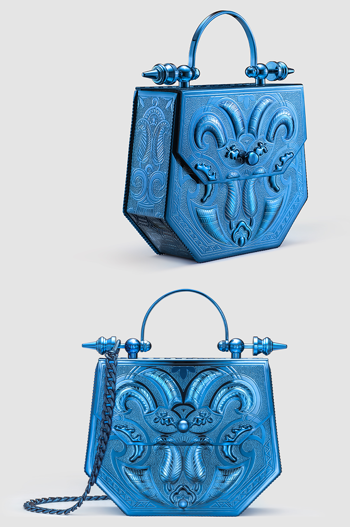 Palmette Hexagon Minaudière