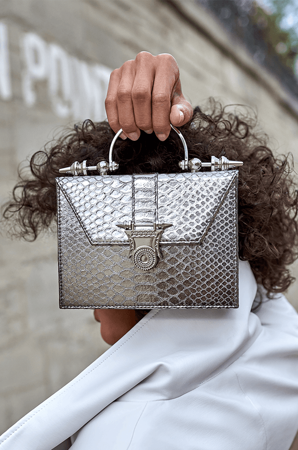 Mahogany Roman Rod Silver Python