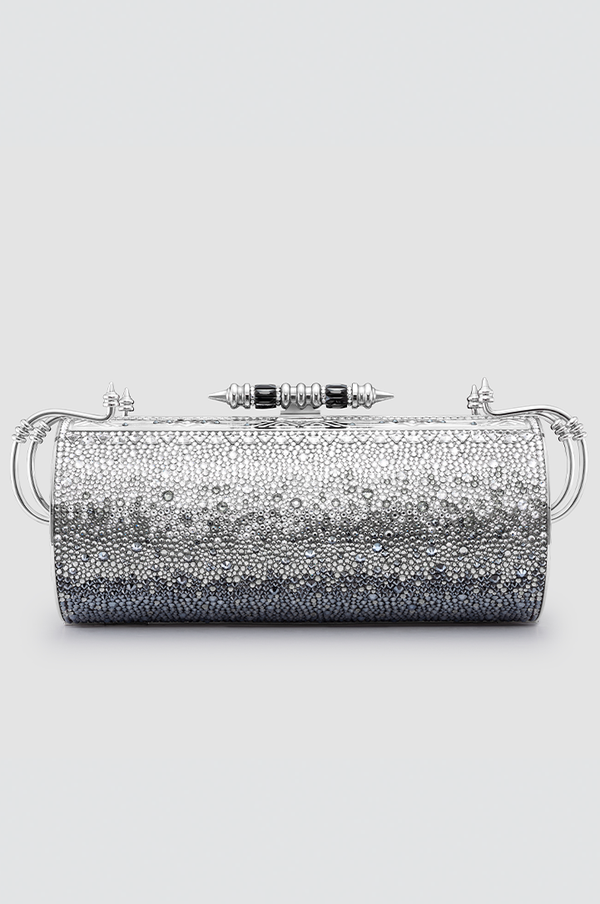 Felucca Silver Swarovski Ombré Clutch