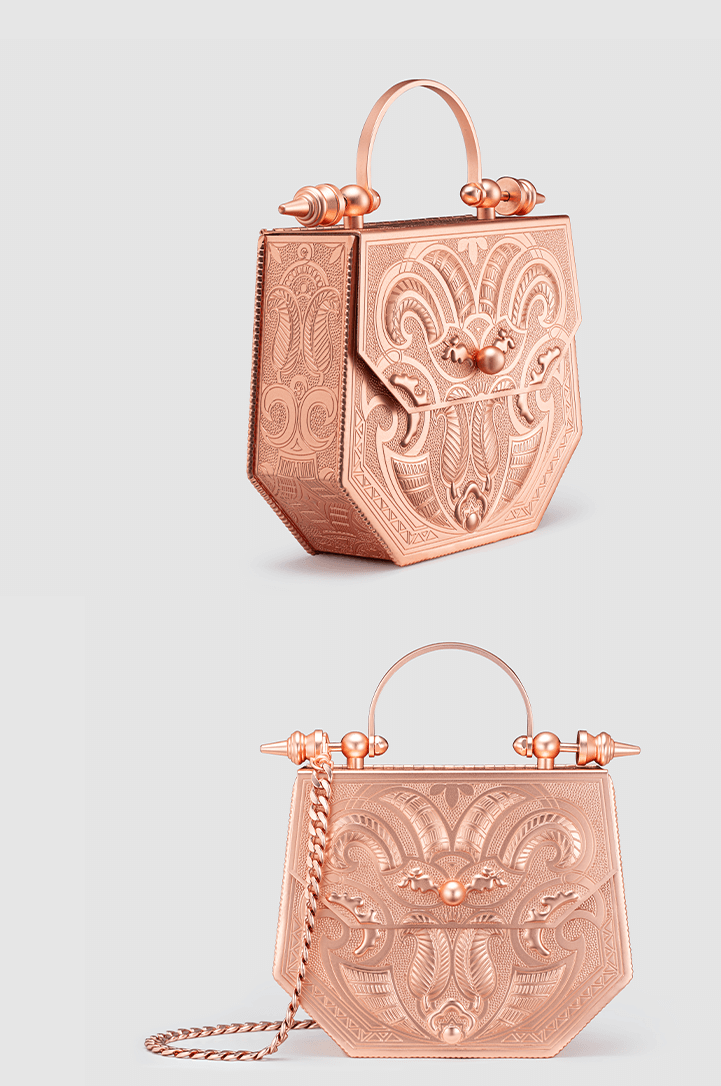 Palmette Hexagon Minaudière