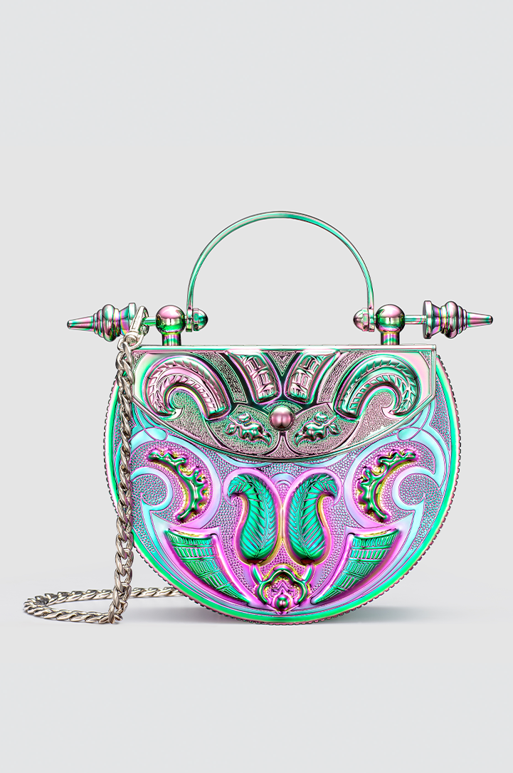 Palmette Oval Minaudière