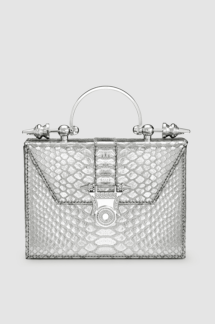 Mahogany Roman Rod Silver Python