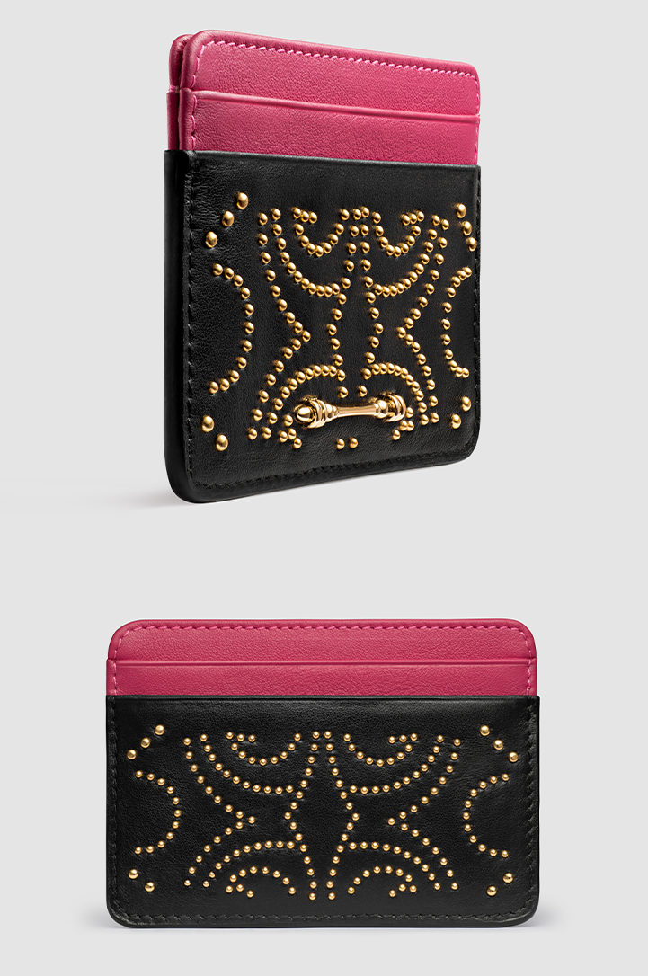 The Studded Cardholder
