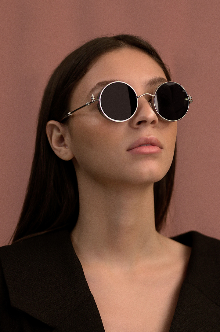 Palmette Minaudière Black Silver Shades